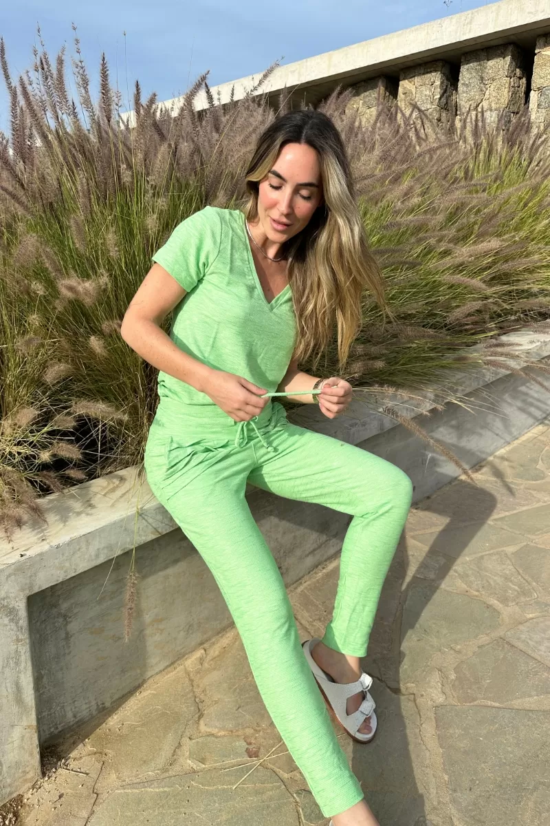 Hidrogênio - MARIANA PLEASED JOGGING PANTS SEA GREEN - 18448512 Hidrogênio - MARIANA PLEASED JOGGING PANTS SEA GREEN - 18448512