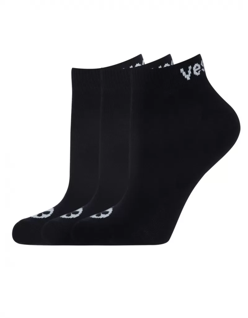 Vestem - Kit C/3 Socks Socket C/des Vestem Black - KITMEI13.C0002 Vestem - Kit C/3 Socks Socket C/des Vestem Black - KITMEI13.C0002