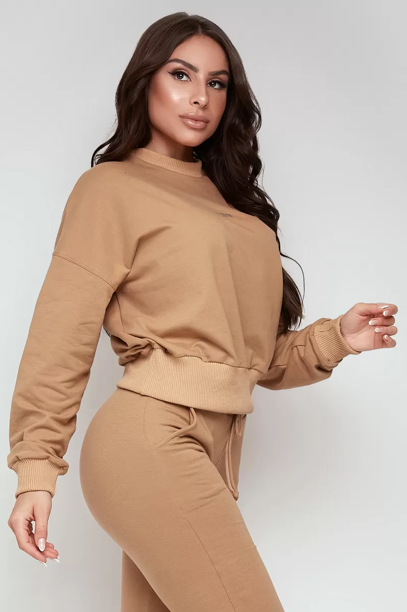 Lets Gym - Comfort Basic Beige Blouse - 2354BG Lets Gym - Comfort Basic Beige Blouse - 2354BG
