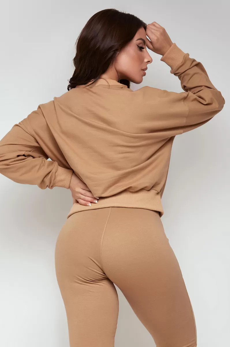 Lets Gym - Comfort Basic Beige Blouse - 2354BG Lets Gym - Comfort Basic Beige Blouse - 2354BG