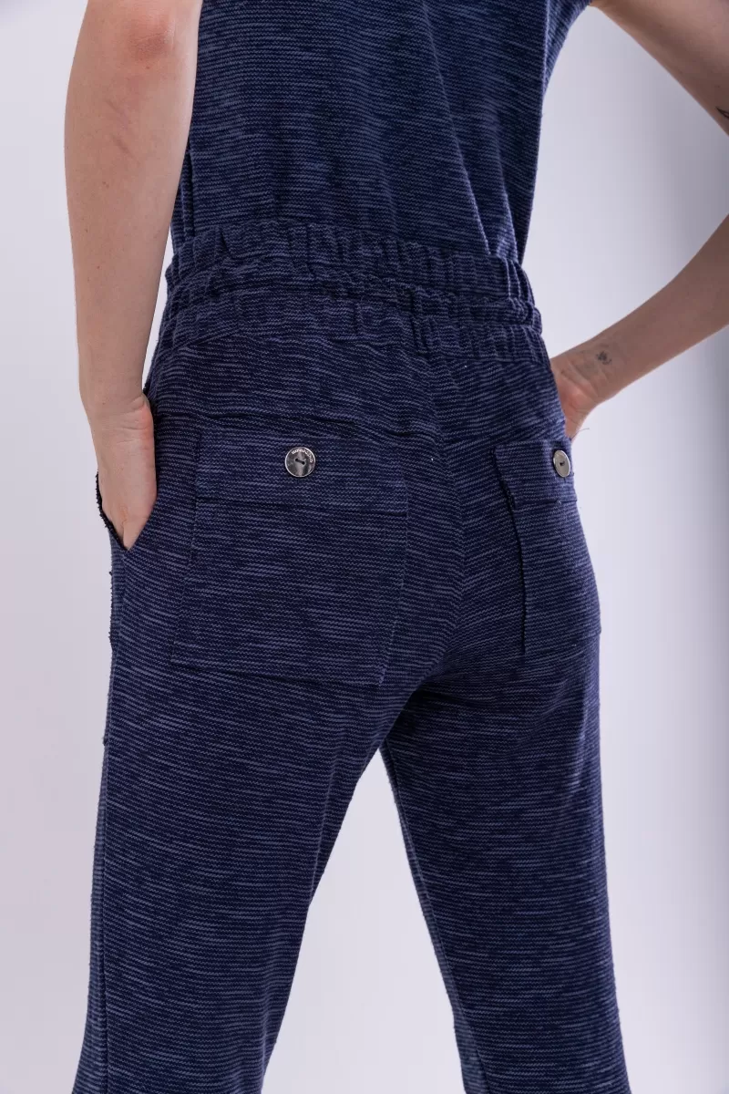 Hidrogênio - TROUSERS WITH KNIFE POCKETS NAVY - 19377004 Hidrogênio - TROUSERS WITH KNIFE POCKETS NAVY - 19377004