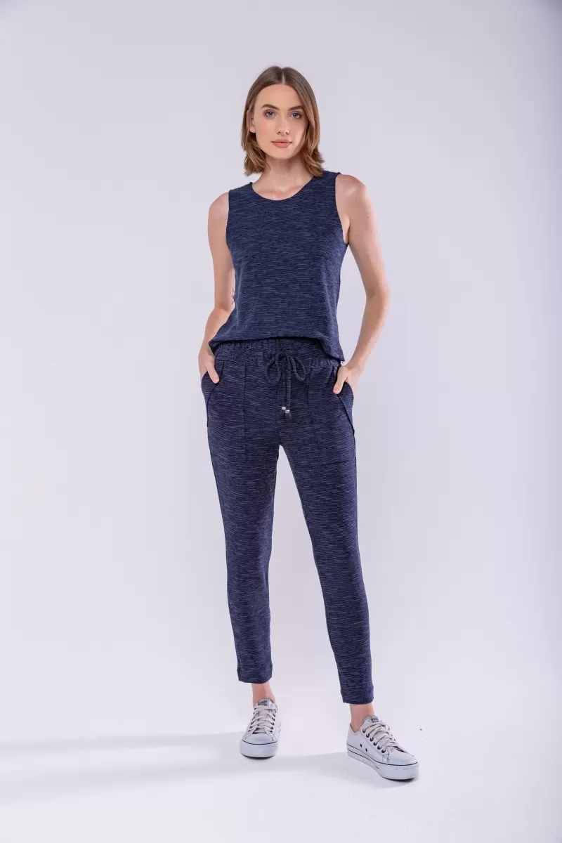 Hidrogênio - TROUSERS WITH KNIFE POCKETS NAVY - 19377004 Hidrogênio - TROUSERS WITH KNIFE POCKETS NAVY - 19377004