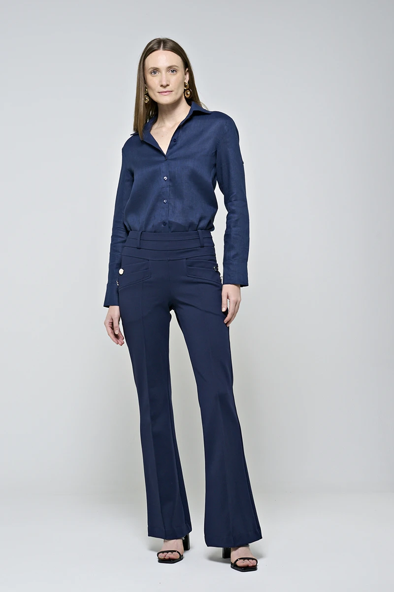 Hidrogênio - 100% NAVY LINEN SHIRT - 19875261 Hidrogênio - 100% NAVY LINEN SHIRT - 19875261
