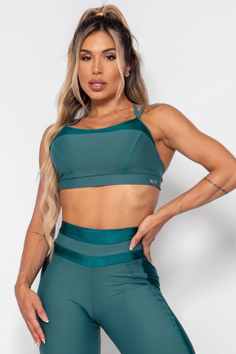 ZNG - GREEN CAMI TOP - TOP520