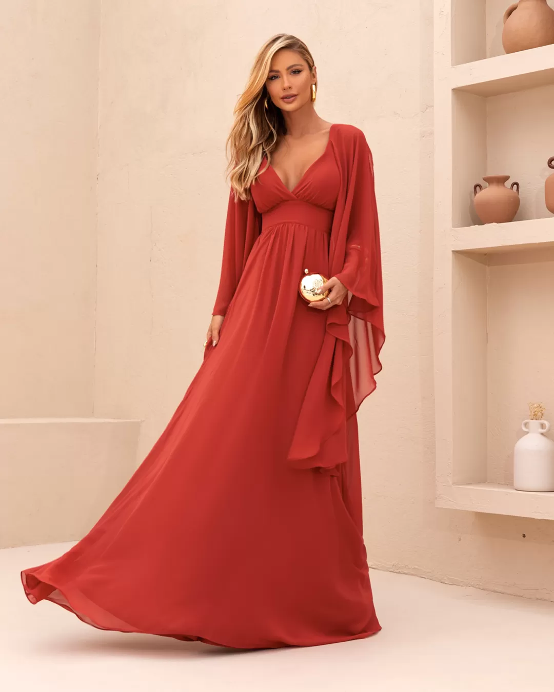 Dot Clothing - Dress Dot Clothing Long Terra - 2056TERRA Dot Clothing - Dress Dot Clothing Long Terra - 2056TERRA