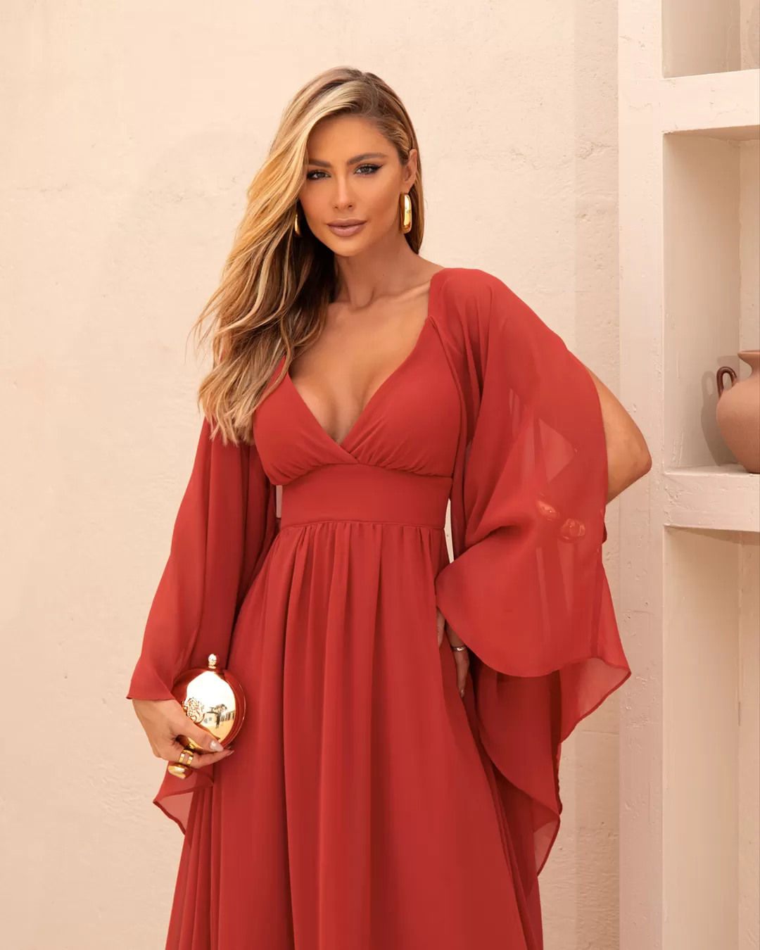 Dot Clothing - Dress Dot Clothing Long Terra - 2056TERRA Dot Clothing - Dress Dot Clothing Long Terra - 2056TERRA