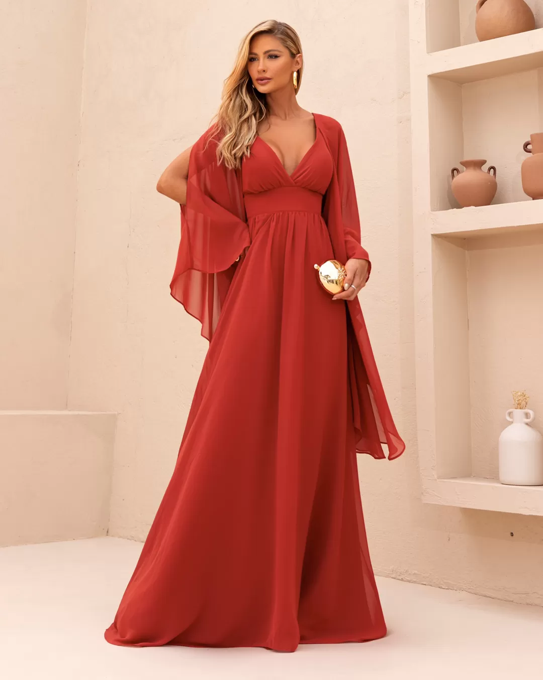 Dot Clothing - Dress Dot Clothing Long Terra - 2056TERRA Dot Clothing - Dress Dot Clothing Long Terra - 2056TERRA