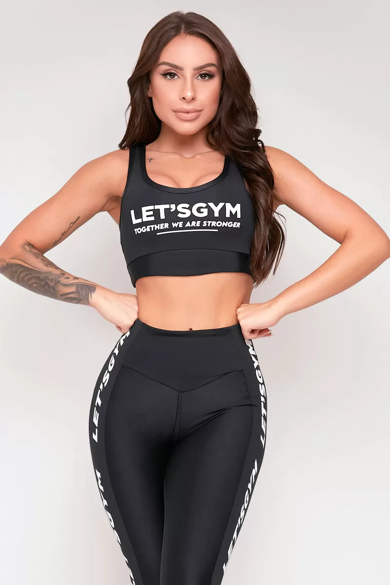 Lets Gym - Black Arnold Top - 2158APT Lets Gym - Black Arnold Top - 2158APT