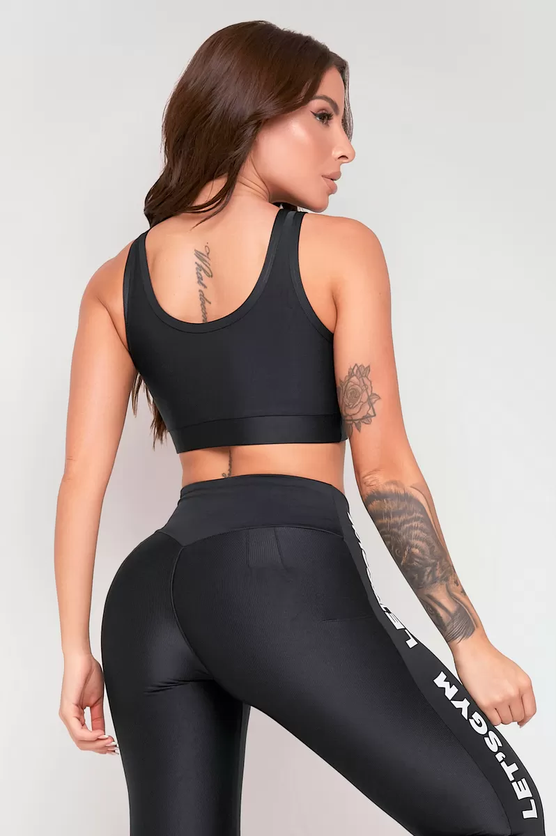 Lets Gym - Black Arnold Top - 2158APT Lets Gym - Black Arnold Top - 2158APT