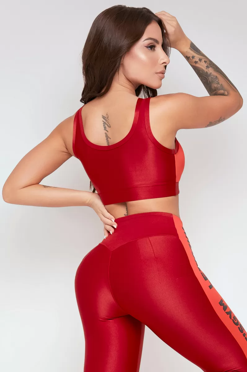 Lets Gym - Red Arnold Top - 2158AVMR Lets Gym - Red Arnold Top - 2158AVMR