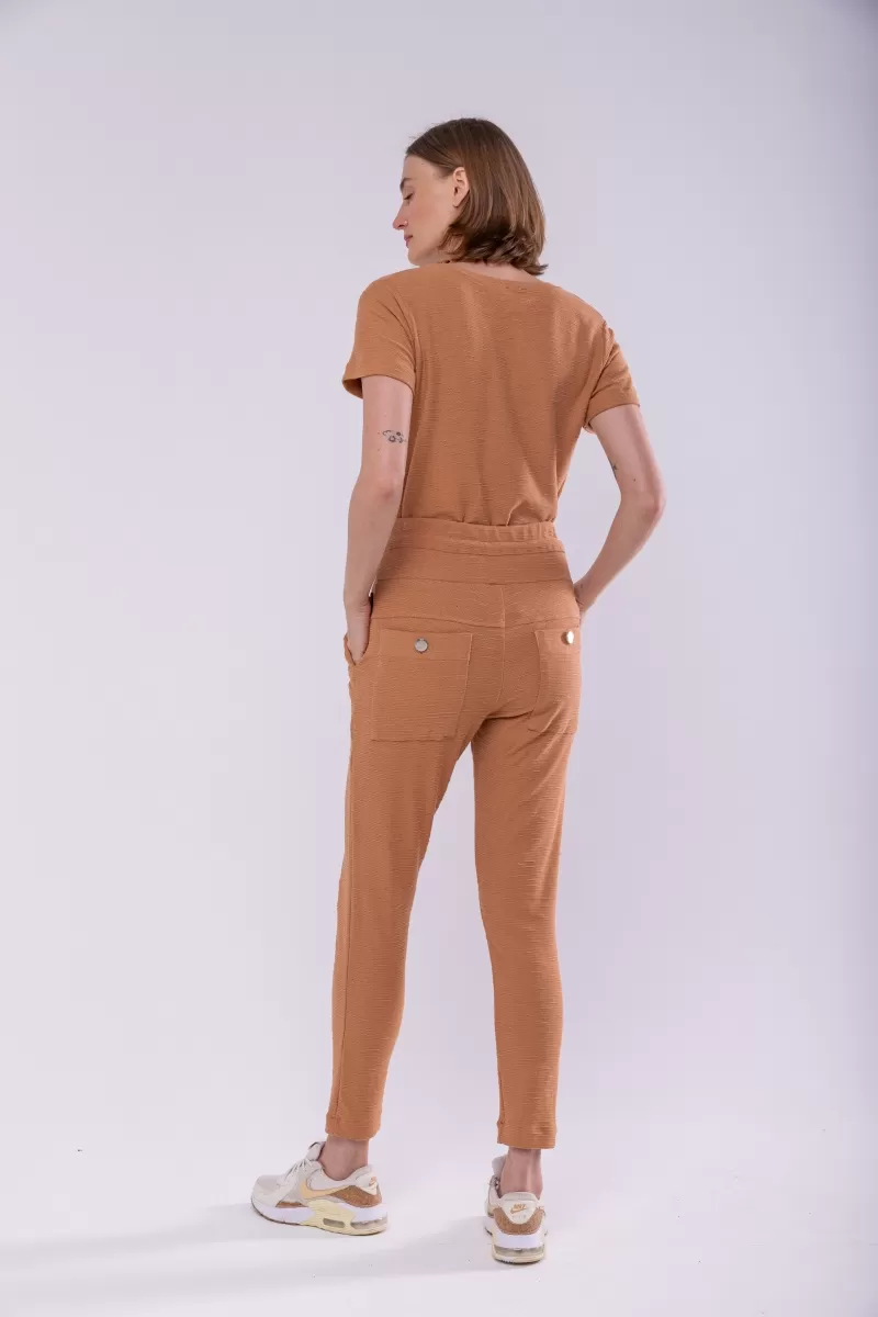Hidrogênio - MARIANA CAMEL PLEATED JOGGING PANTS - 18448029 Hidrogênio - MARIANA CAMEL PLEATED JOGGING PANTS - 18448029