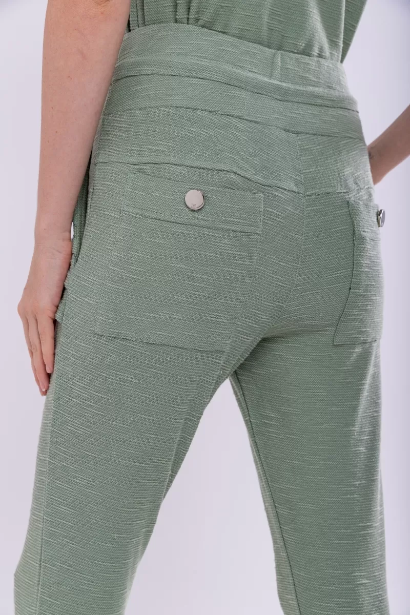 Hidrogênio - MARIANA PLEATED JOGGING PANTS SILVER GREEN - 18448398 Hidrogênio - MARIANA PLEATED JOGGING PANTS SILVER GREEN - 18448398