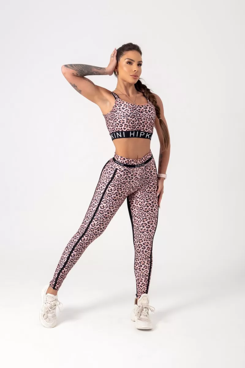 Hipkini - Top Ambition Animal Print Onça Marrom - 33330433 Hipkini - Top Ambition Animal Print Onça Marrom - 33330433