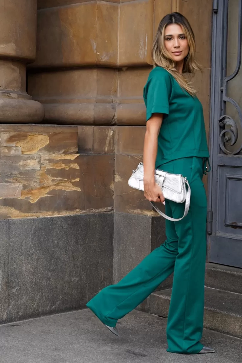 Hidrogênio - DARK GREEN SHORT SLEEVE RAGLAN BLOUSE - 19969493 Hidrogênio - DARK GREEN SHORT SLEEVE RAGLAN BLOUSE - 19969493