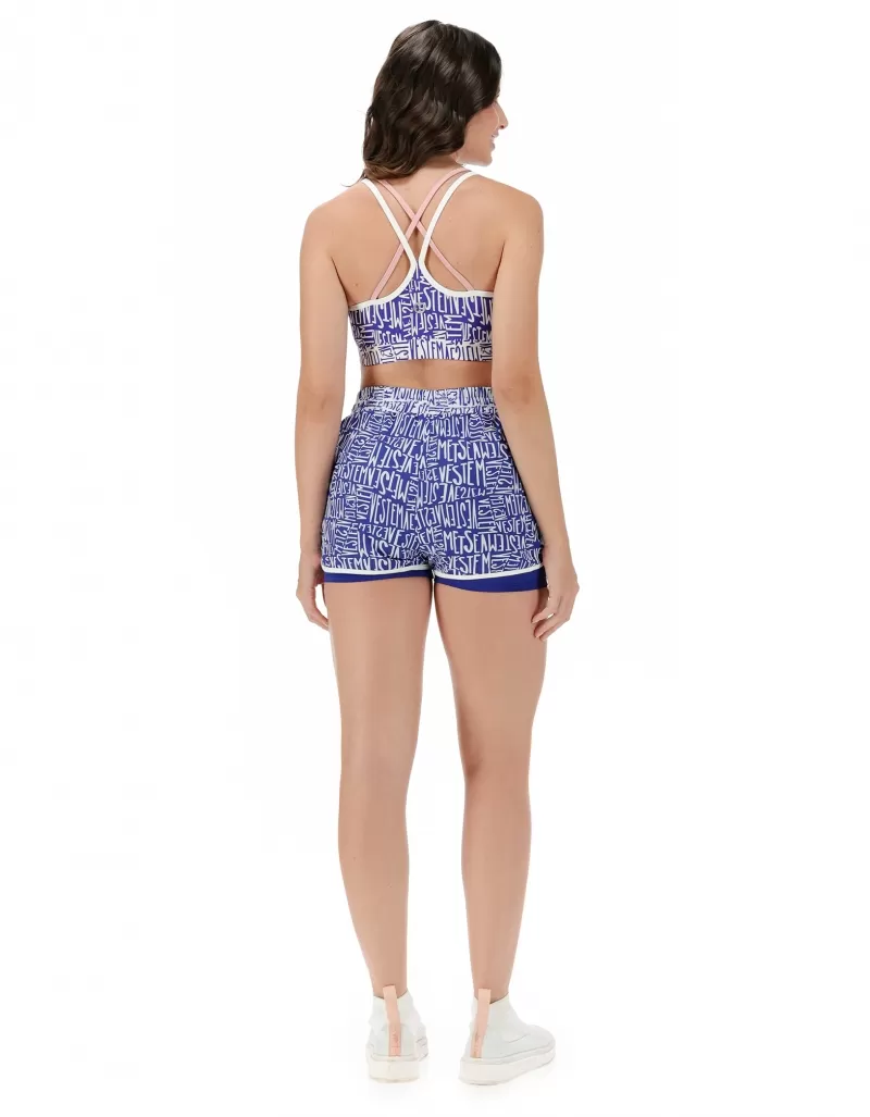 Vestem - Set Top Shorts Murriel Logom. Mini Blue and White - CJ36.E1104 Vestem - Set Top Shorts Murriel Logom. Mini Blue and White - CJ36.E1104