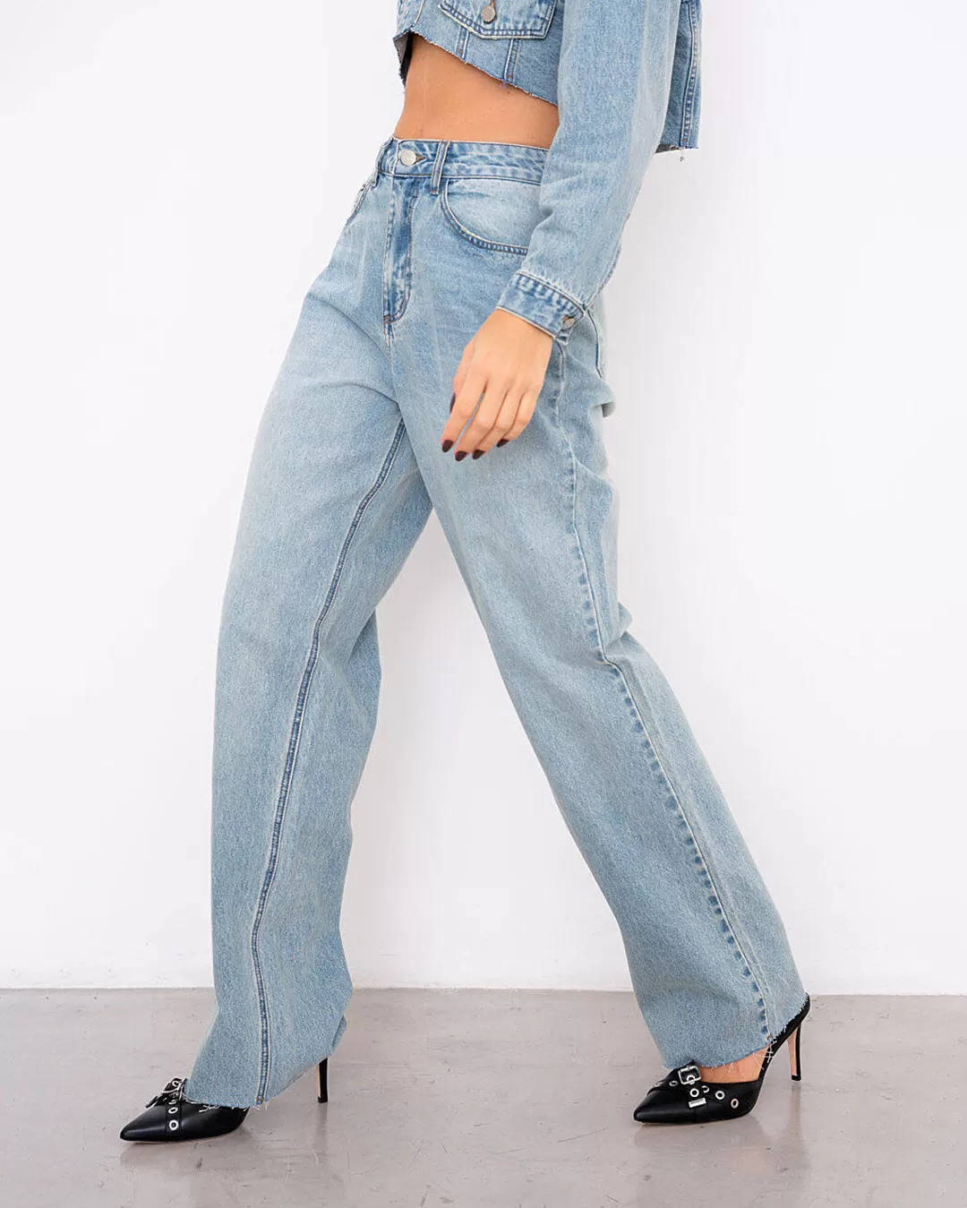 Alcance Jeans - Pants Reach Wide Leg Jeans Light Blue - 08146AZCL Alcance Jeans - Pants Reach Wide Leg Jeans Light Blue - 08146AZCL