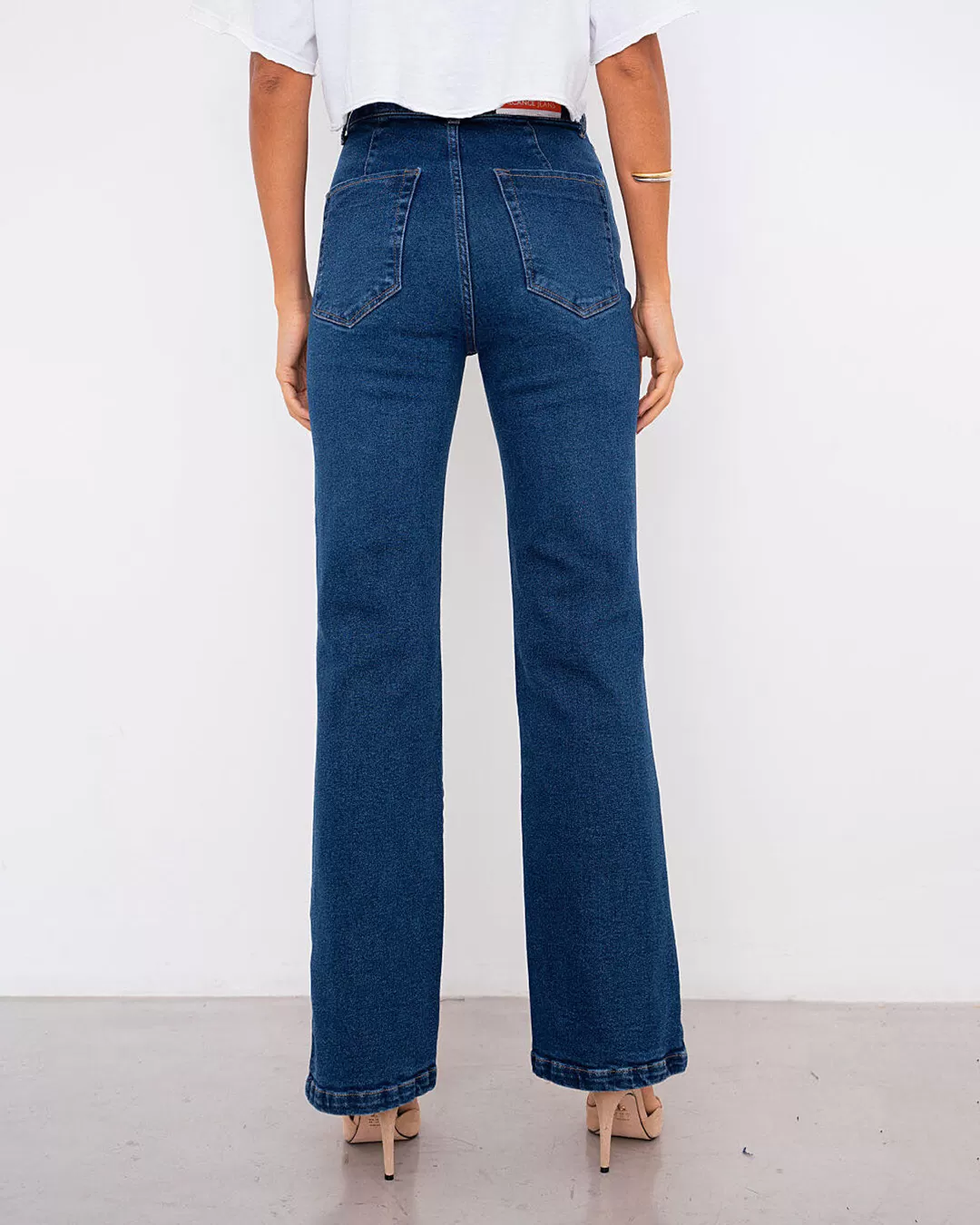 Alcance Jeans - Reach Jeans Flare Pants Medium Blue - 08149AZMED Alcance Jeans - Reach Jeans Flare Pants Medium Blue - 08149AZMED