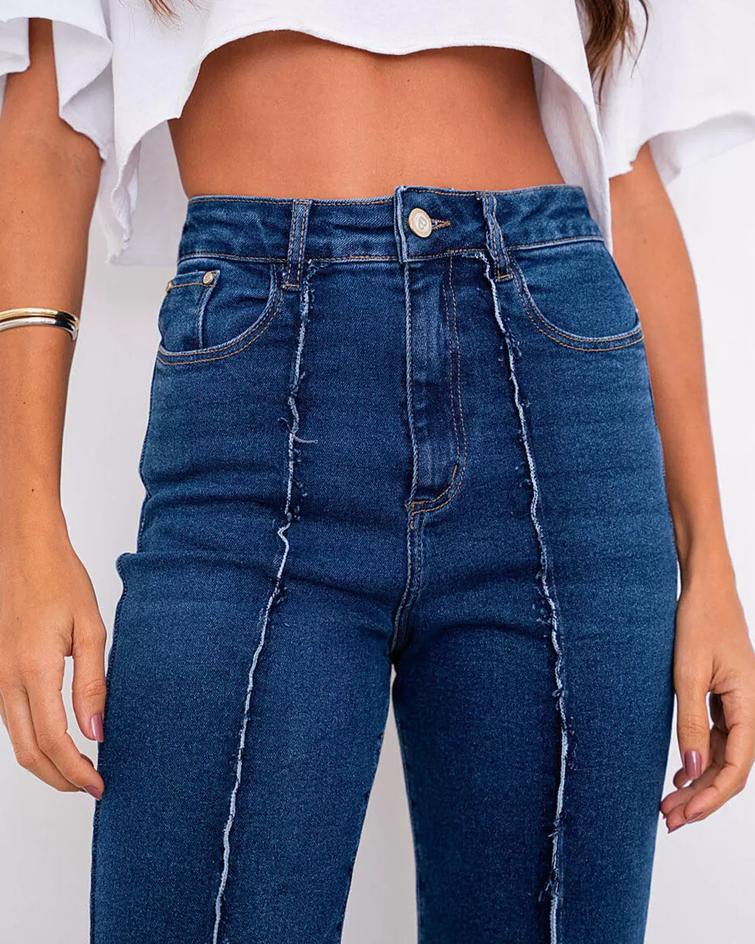 Alcance Jeans - Reach Jeans Flare Pants Medium Blue - 08149AZMED Alcance Jeans - Reach Jeans Flare Pants Medium Blue - 08149AZMED