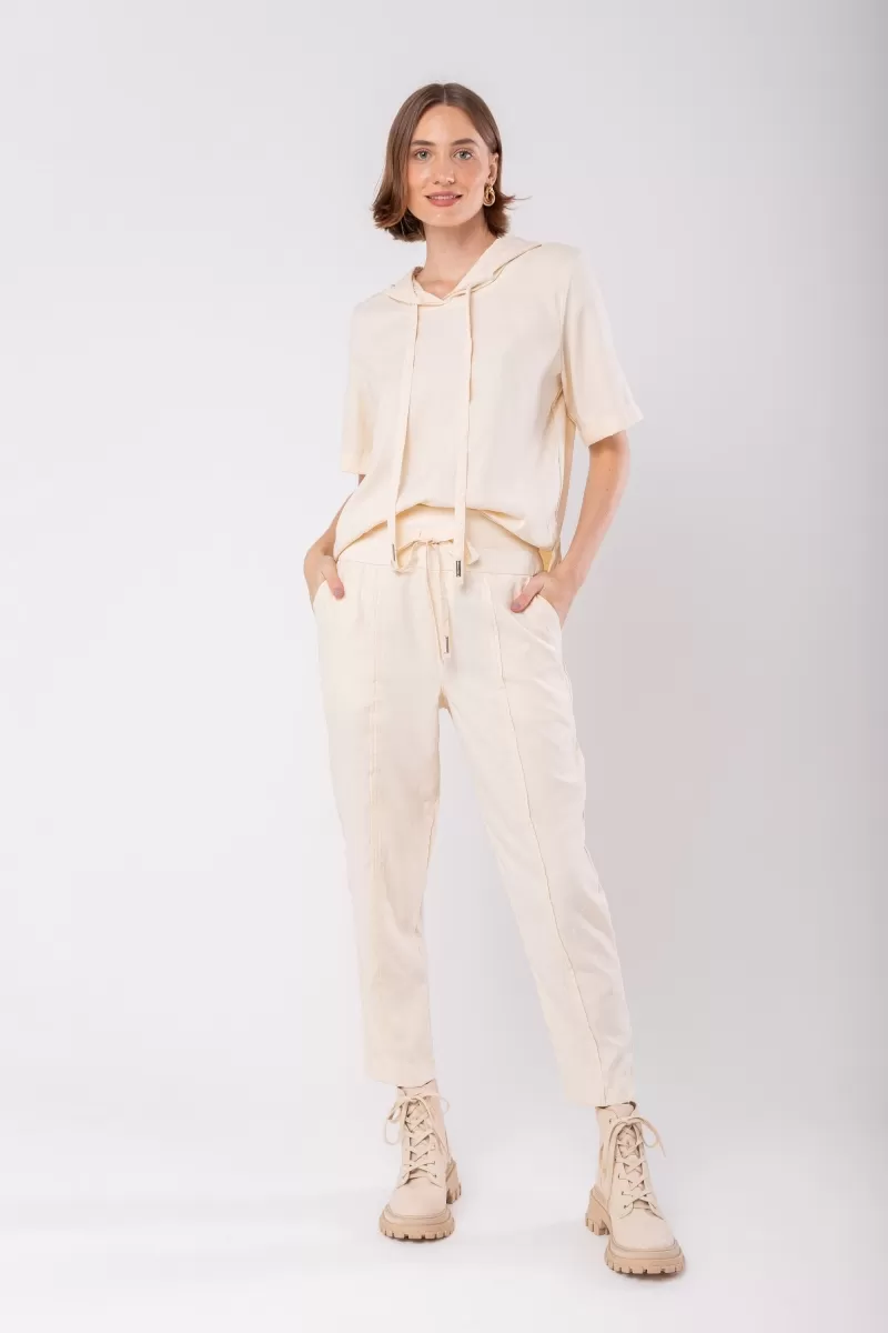 Hidrogênio - IVORY HOODED BLOUSE - 19941047 Hidrogênio - IVORY HOODED BLOUSE - 19941047