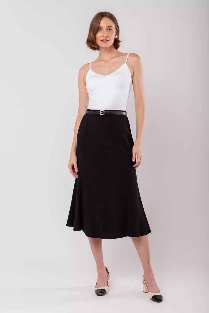 Hidrogênio - MERMAID MIDI SKIRT BLACK - 19979001 Hidrogênio - MERMAID MIDI SKIRT BLACK - 19979001