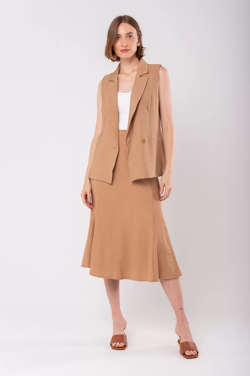 Hidrogênio - BUTTERNUT MERMAID MIDI SKIRT - 19979477