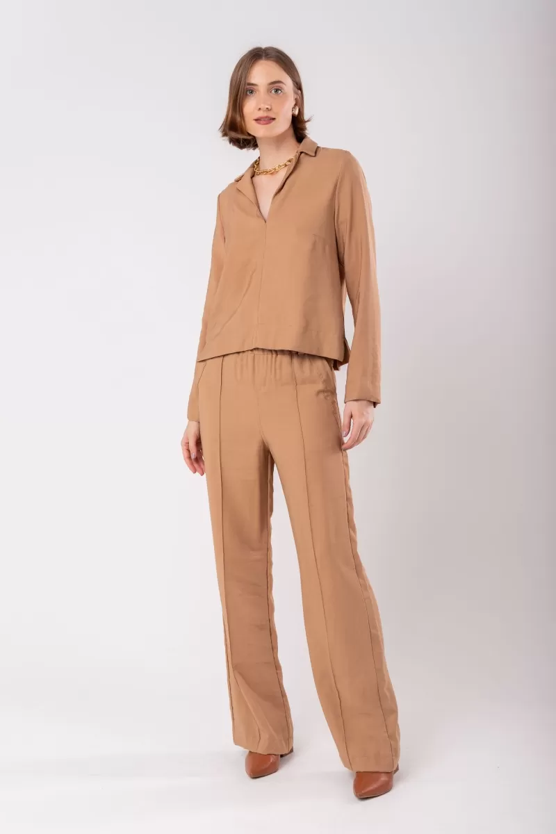 Hidrogênio - ROSEANE BUTTERNUT STRAIGHT PANTS - 19956477 Hidrogênio - ROSEANE BUTTERNUT STRAIGHT PANTS - 19956477
