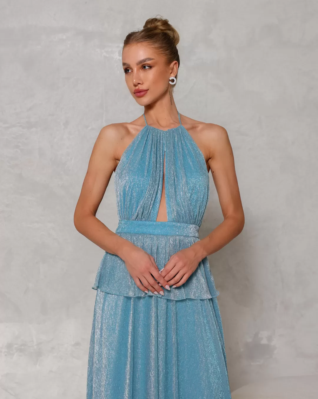 Dot Clothing - Dress Dot Clothing Long tulle Light Blue - 2255AZCL Dot Clothing - Dress Dot Clothing Long tulle Light Blue - 2255AZCL