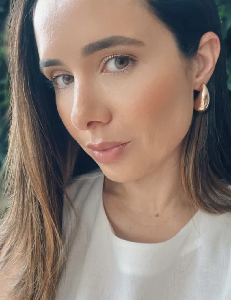 Mikabe - Gold Drop Earring - MK1736