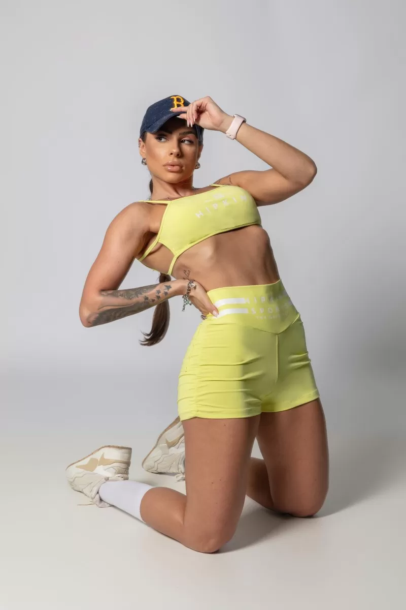 Hipkini - JTC Yellow Shorts with White Silk - 33330502 Hipkini - JTC Yellow Shorts with White Silk - 33330502