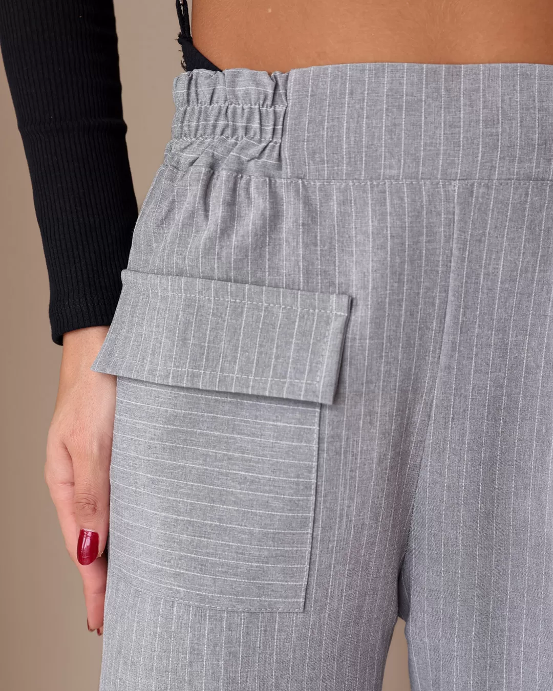 Dot Clothing - Pants Dot Clothing Gray Pinstripe - 2320CINZACL Dot Clothing - Pants Dot Clothing Gray Pinstripe - 2320CINZACL