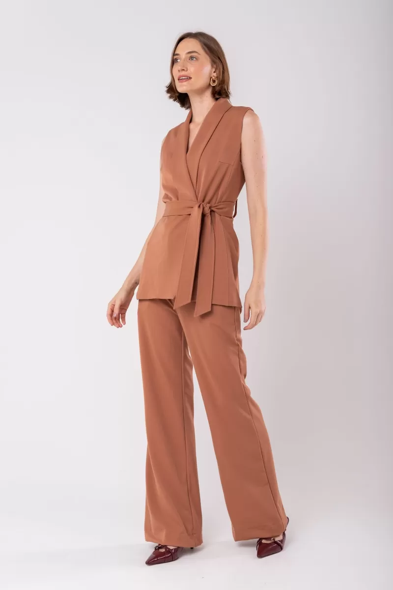 Hidrogênio - STRAIGHT PANTS PEONIA MOCACCINO - 19909545 Hidrogênio - STRAIGHT PANTS PEONIA MOCACCINO - 19909545