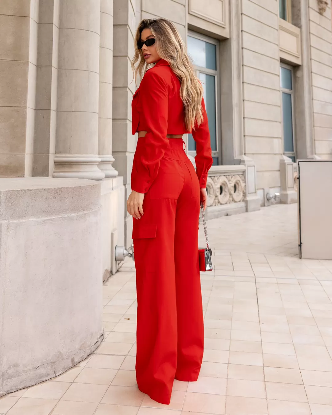 Dot Clothing - Set Dot Clothing Pantalona Red - 1897VERMELHO Dot Clothing - Set Dot Clothing Pantalona Red - 1897VERMELHO