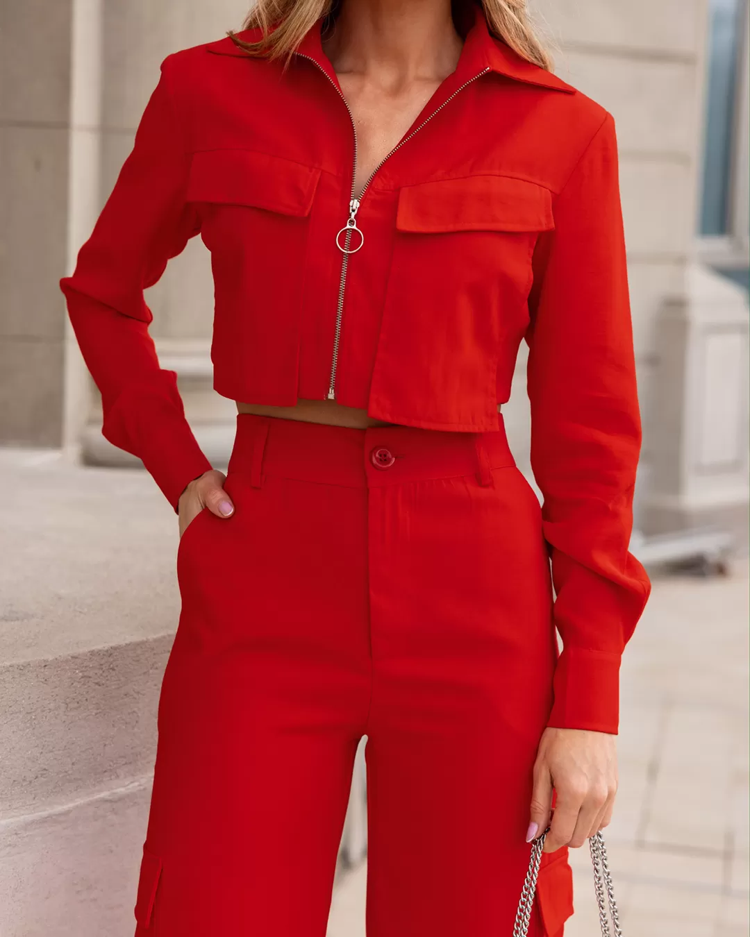 Dot Clothing - Set Dot Clothing Pantalona Red - 1897VERMELHO Dot Clothing - Set Dot Clothing Pantalona Red - 1897VERMELHO