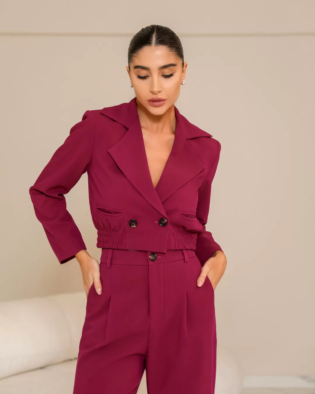 Dot Clothing - Set Dot Clothing Jacket Fuchsia - 2333FUCSIA Dot Clothing - Set Dot Clothing Jacket Fuchsia - 2333FUCSIA