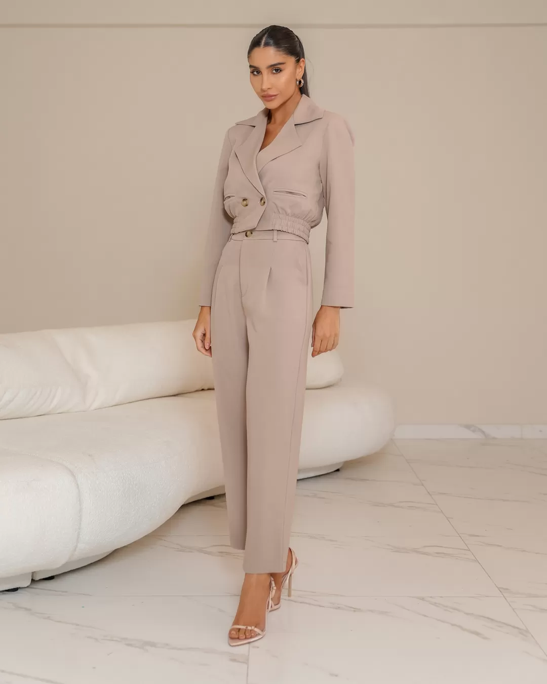 Dot Clothing - Set Dot Clothing Jacket Beige - 2333BEGE Dot Clothing - Set Dot Clothing Jacket Beige - 2333BEGE
