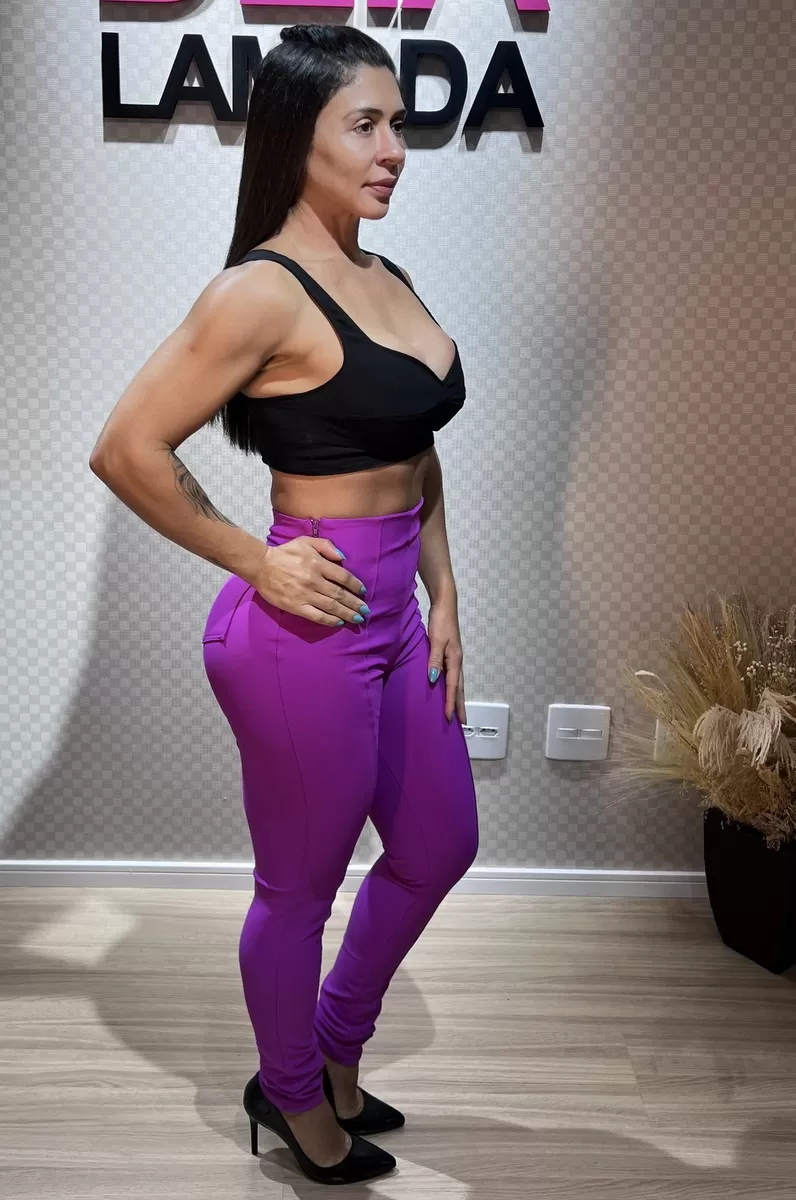 DEIALAMODA - PURPLE LEGGING PANTS - 150696 DEIALAMODA - PURPLE LEGGING PANTS - 150696