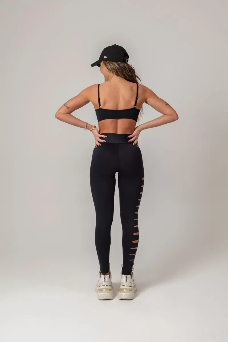 Hipkini - Straight Black Workout Top with Silk - 33330536 Hipkini - Straight Black Workout Top with Silk - 33330536