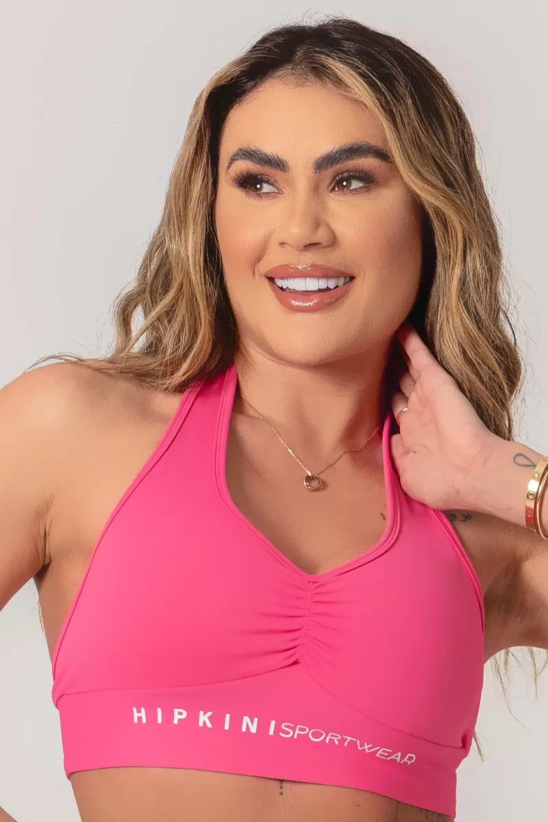 Hipkini - Workout Top Pink halter top - 33330560