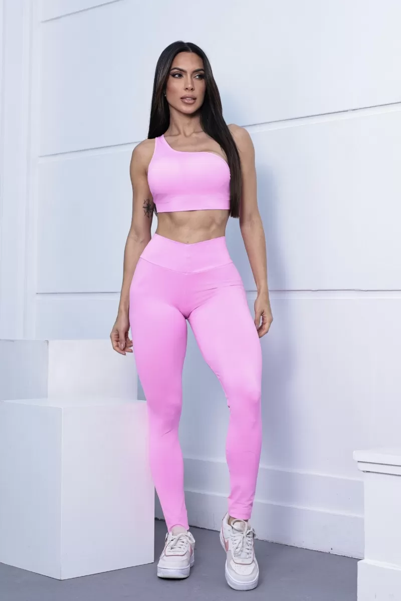 Canoan - Ice Cream Pink V Ap Waistband Legging - 11820 Canoan - Ice Cream Pink V Ap Waistband Legging - 11820