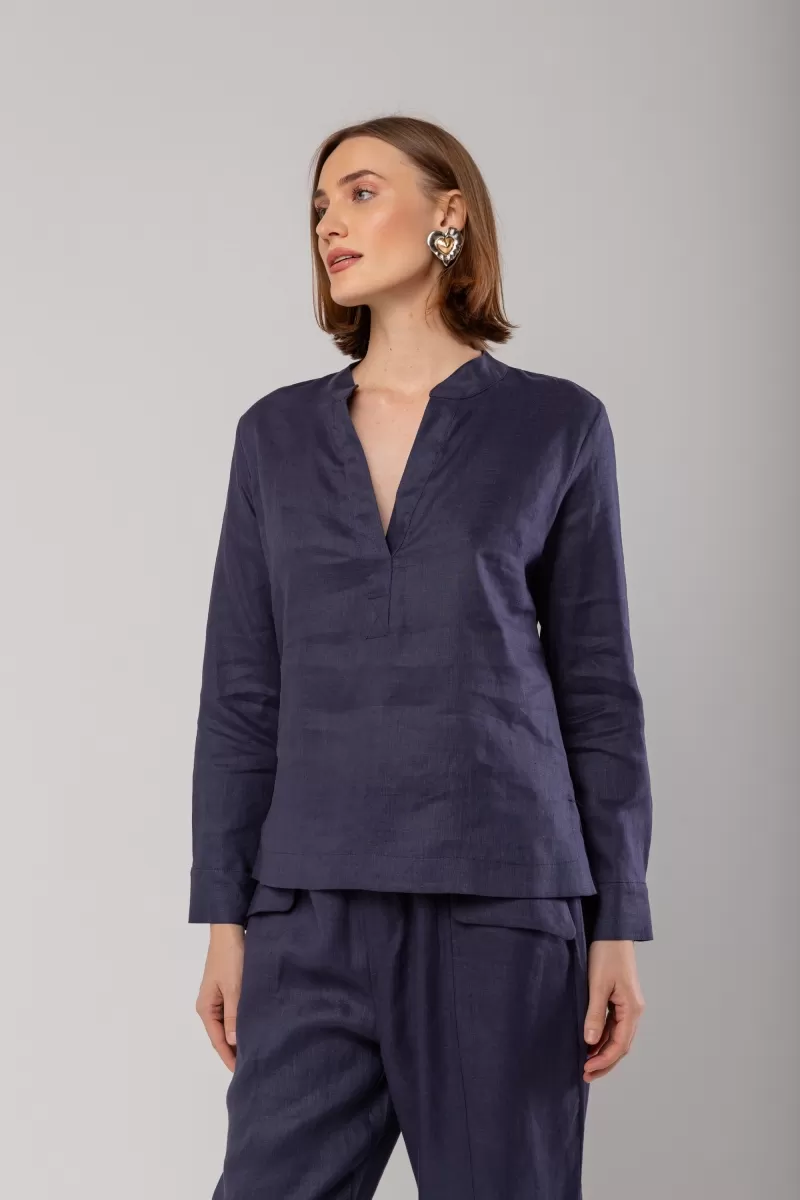 Hidrogênio - STANDARD COLLAR SHIRT 100% LINEN - 19992004 Hidrogênio - STANDARD COLLAR SHIRT 100% LINEN - 19992004