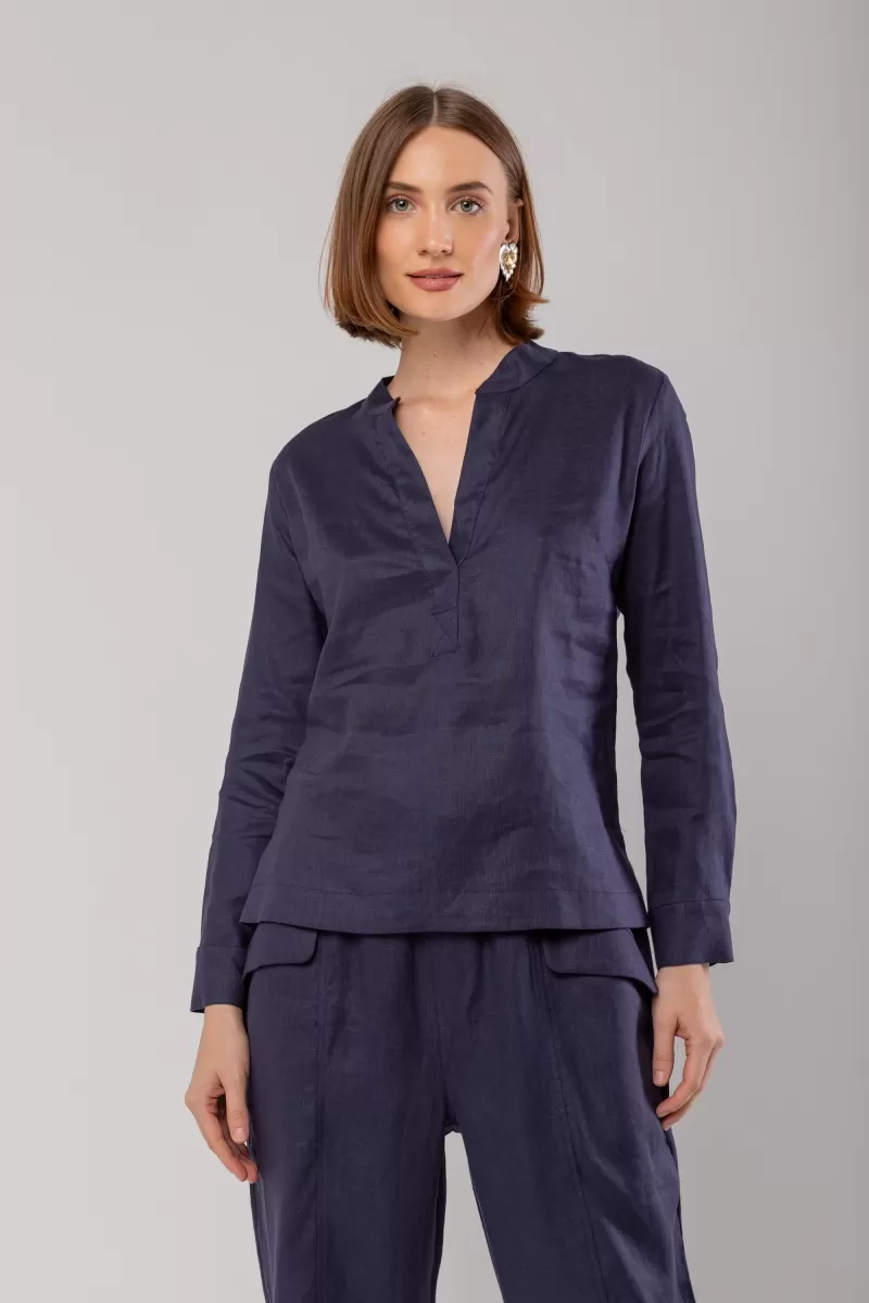 Hidrogênio - STANDARD COLLAR SHIRT 100% LINEN - 19992004 Hidrogênio - STANDARD COLLAR SHIRT 100% LINEN - 19992004