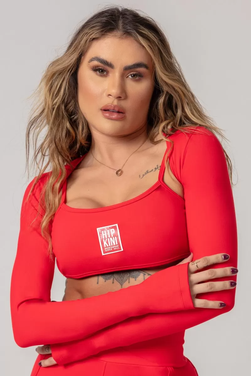 Hipkini - Red Workout Blouse - 33330545