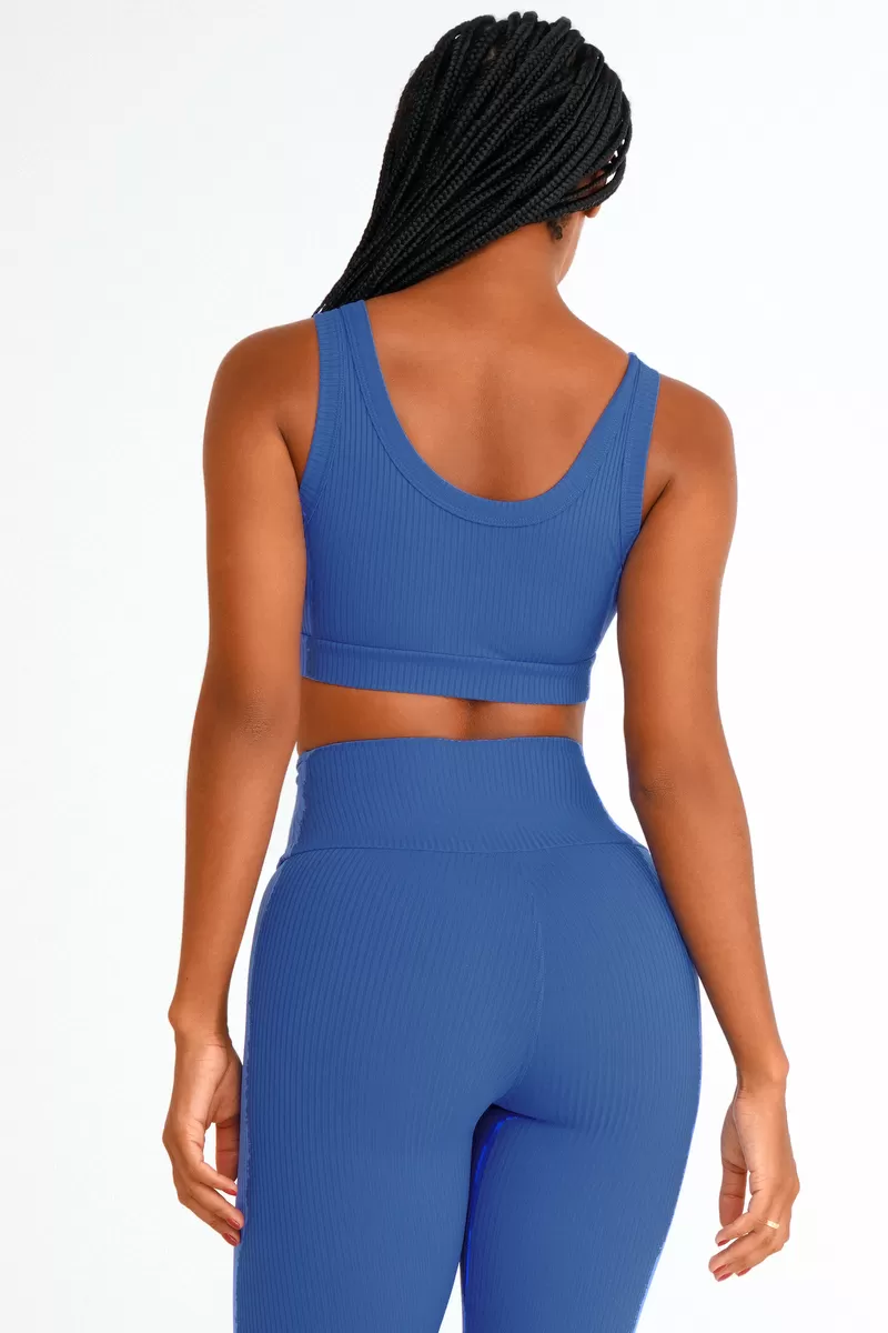 Lets Gym - Top Comfort Rib Dark Blue - 2298AAZE Lets Gym - Top Comfort Rib Dark Blue - 2298AAZE