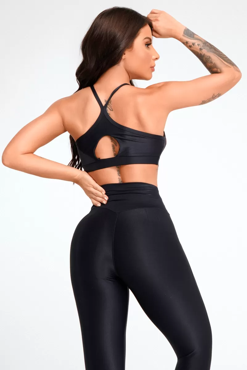 Lets Gym - Black Doll Top - 2369PT Lets Gym - Black Doll Top - 2369PT