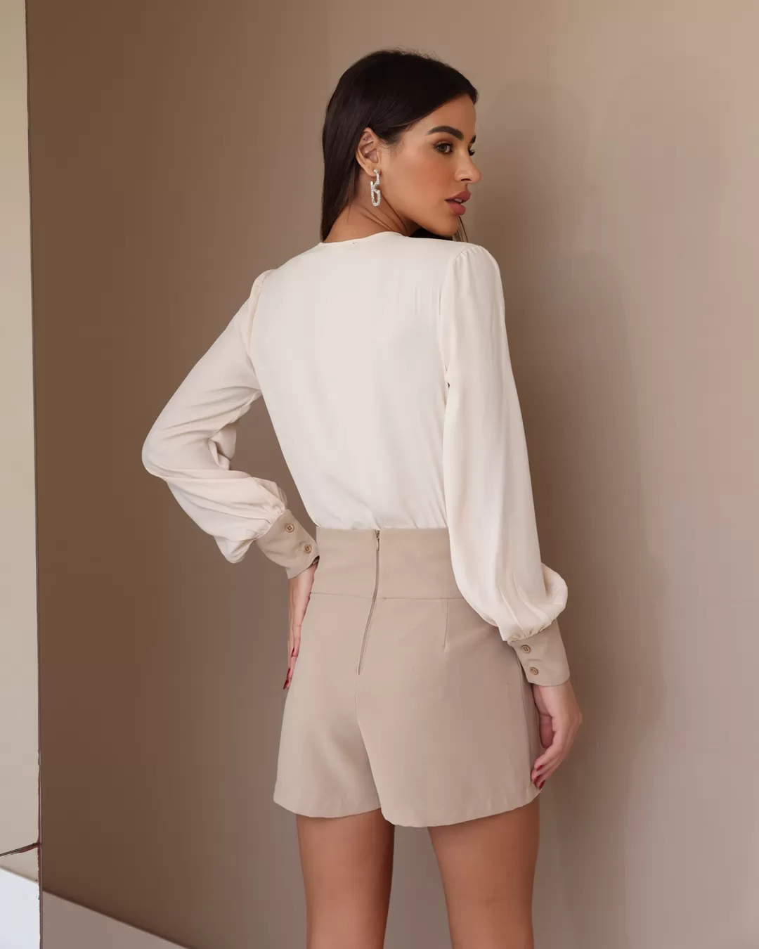 Dot Clothing - Shorts Dot Clothing Tailoring Beige - 2290BEGE Dot Clothing - Shorts Dot Clothing Tailoring Beige - 2290BEGE