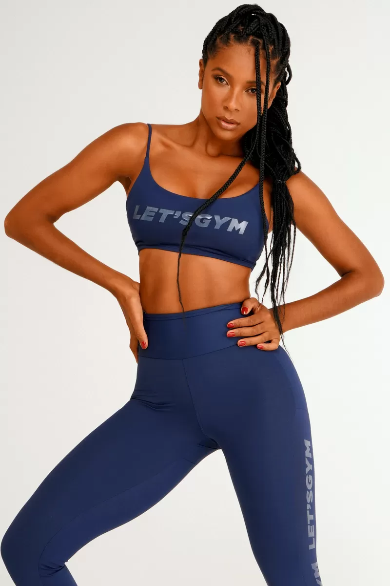 Lets Gym - Top Light Basic Blue - 2111BAZM Lets Gym - Top Light Basic Blue - 2111BAZM