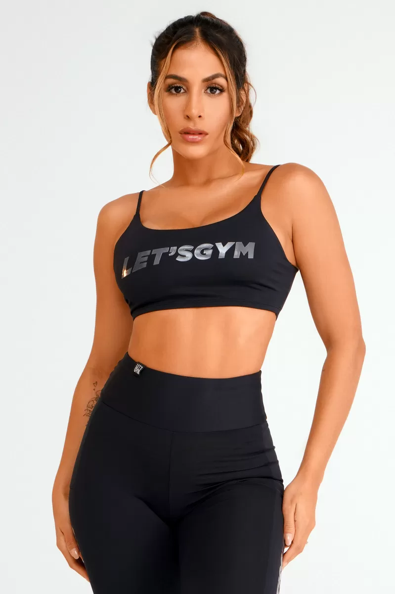 Lets Gym - Top Light Basic Black - 2111BPT Lets Gym - Top Light Basic Black - 2111BPT