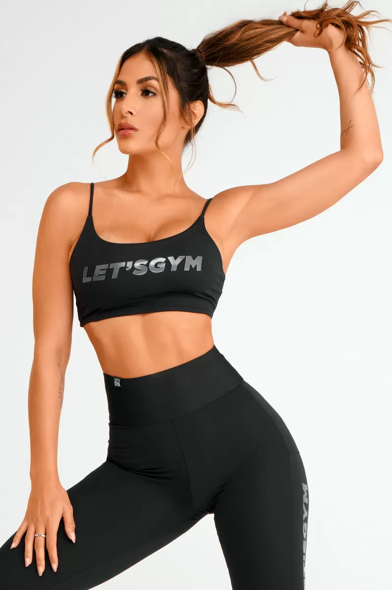 Lets Gym - Top Light Basic Black - 2111BPT Lets Gym - Top Light Basic Black - 2111BPT