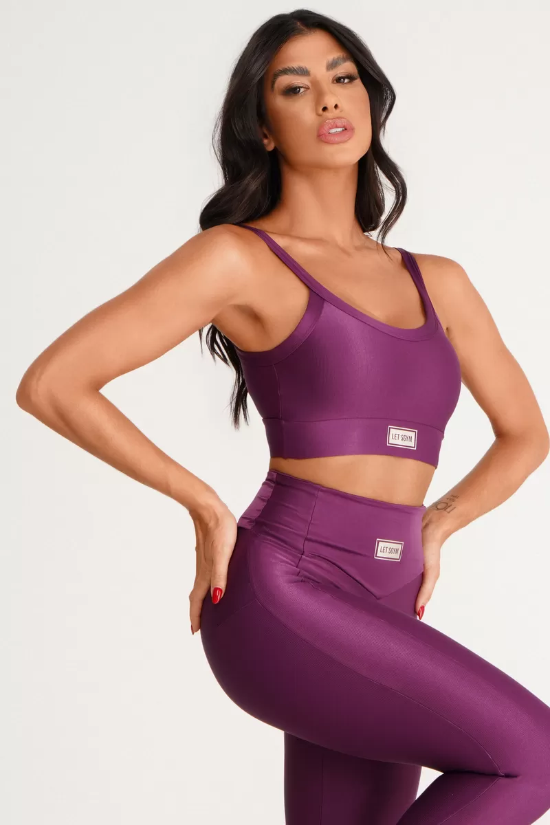 Lets Gym - Top Comfort Bright Marsala - 2141BMS