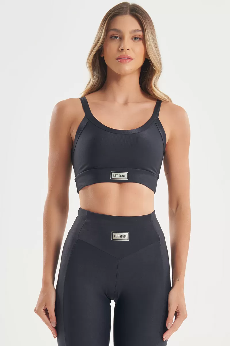 Lets Gym - Top Comfort Bright Black - 2141APT Lets Gym - Top Comfort Bright Black - 2141APT